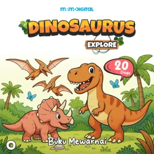 Buku Mewarnai Edisi Dinosaurus