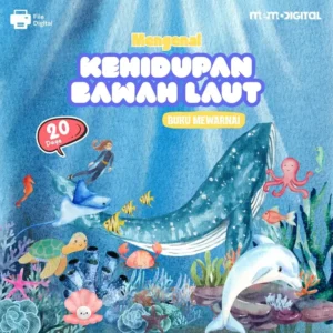 Buku Mewarnai Edisi Bawah Laut